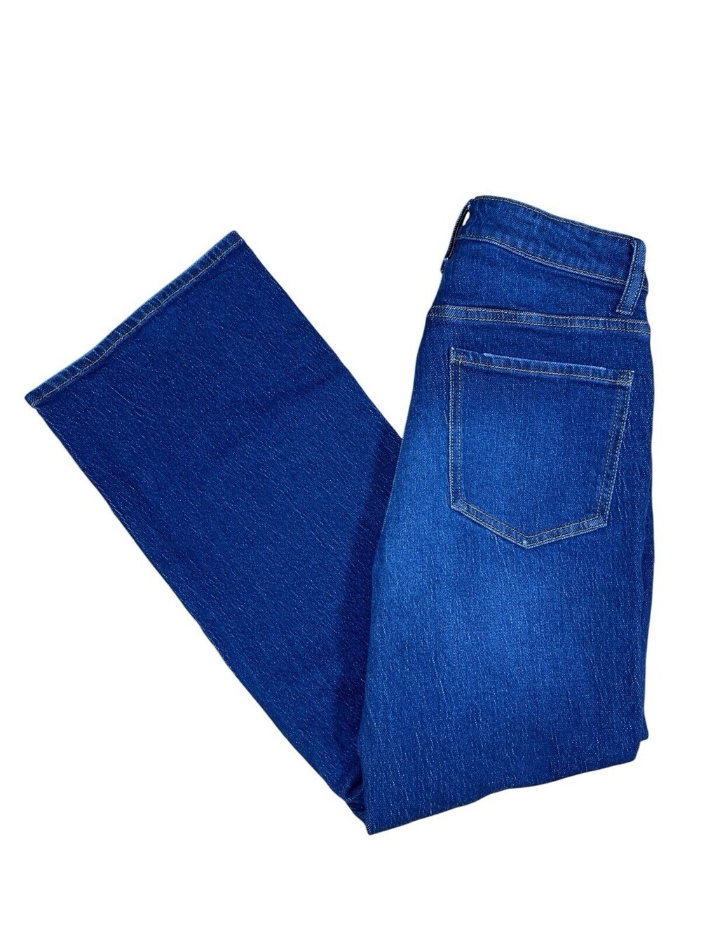 Quince Bella Stretch Relaxed Straight Jeans Size 27 Stretch Organic Cotton Baggy